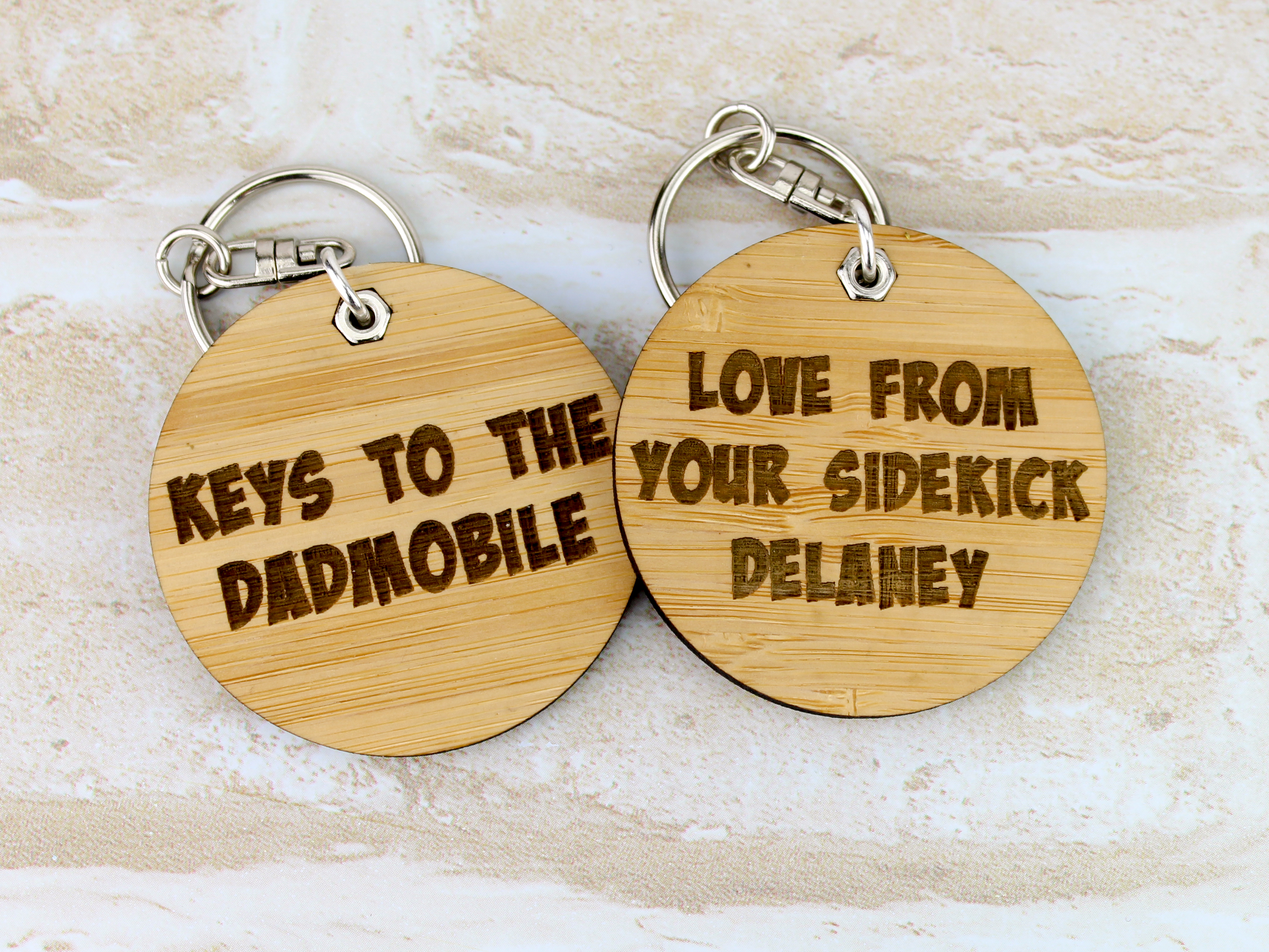 Download Fathers Day Keychain | Buy Online Foote and Flame